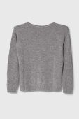 Вовняний дитячий светр United Colors of Benetton колір сірий легкий (3413878)