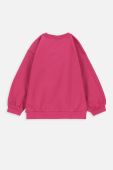 Дитяча кофта Coccodrillo x Looney Tunes колір рожевий з капюшоном з принтом