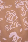 Кофта для немовлят Coccodrillo x Looney Tunes колір коричневий візерунок