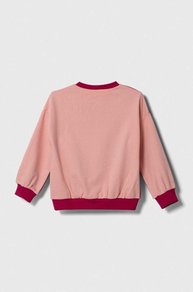 Дитяча кофта United Colors of Benetton колір рожевий візерунок (3545838) фото 2