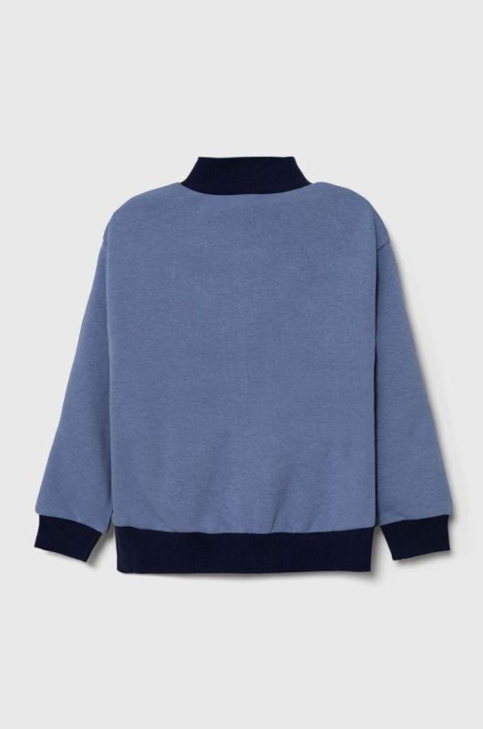 Дитяча кофта United Colors of Benetton колір синій з принтом (3519658) фото 2