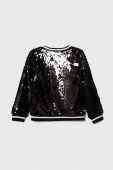 Дитяча кофта Guess колір чорний з принтом (3605356)