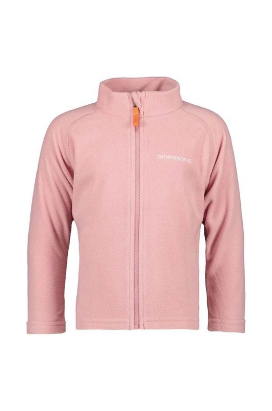 Дитяча кофта Didriksons MONTE KIDS FULLZIP колір рожевий однотонна (3604201) фото 2