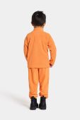 Дитяча кофта Didriksons MONTE KIDS FULLZIP колір помаранчевий однотонна Дитяча кофта Didriksons MONTE KIDS FULLZIP колір помаранчевий однотонна