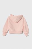 Дитяча кофта Pinko Up колір рожевий з капюшоном з аплікацією (3545863)