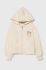 Дитяча кофта Pinko Up колір бежевий з капюшоном з аплікацією (3458208)