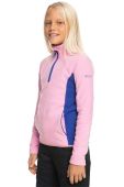 Дитяча кофта Roxy SAYNA GIRL OTLR колір рожевий візерунок