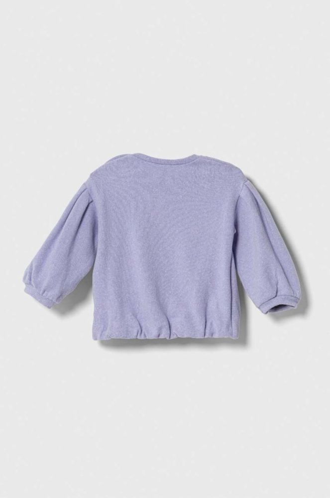 Кофта United Colors of Benetton колір фіолетовий з аплікацією фото 2