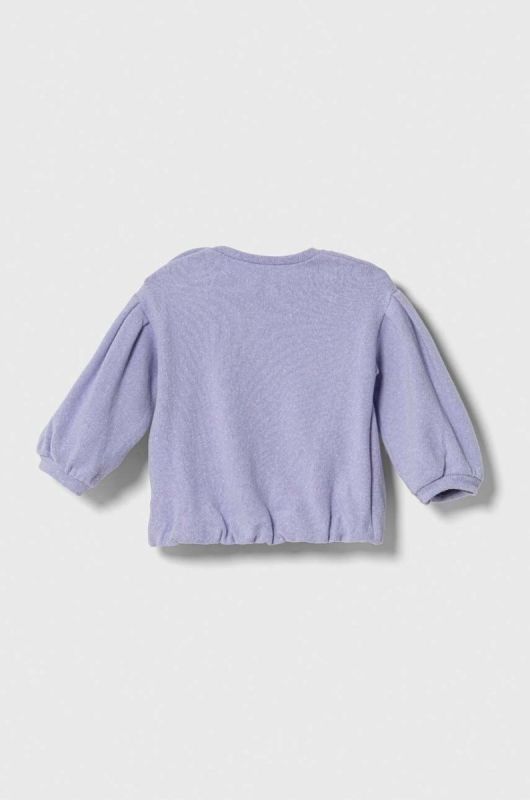 Кофта United Colors of Benetton колір фіолетовий з аплікацією фото 2