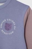 Дитяча кофта United Colors of Benetton колір фіолетовий візерунок (3629235)