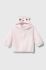 Кофта для немовлят United Colors of Benetton колір рожевий з капюшоном однотонна (3601286) Кофта для немовлят United Colors of Benetton колір рожевий з капюшоном однотонна (3601286)