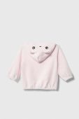Кофта для немовлят United Colors of Benetton колір рожевий з капюшоном однотонна (3601286) Кофта для немовлят United Colors of Benetton колір рожевий з капюшоном однотонна (3601286)