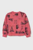 Дитяча кофта United Colors of Benetton колір рожевий візерунок (3683572)