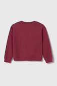 Дитяча бавовняна кофта Pepe Jeans колір бордовий з принтом (3450005)