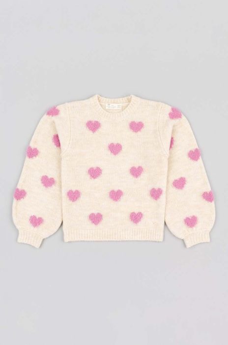 Дитячий светр zippy колір бежевий (3688274)