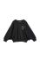 Дитяча бавовняна кофта Mini Rodini колір чорний з аплікацією (3522949)
