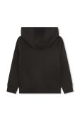 Дитяча кофта BOSS колір чорний з капюшоном з принтом (3557573)