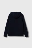 Дитяча кофта BOSS колір синій з капюшоном з принтом (3407278)