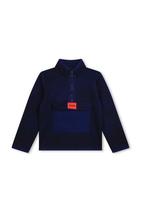 Дитяча кофта HUGO колір синій з аплікацією (3458242)