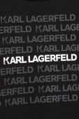 Дитяча кофта Karl Lagerfeld колір чорний з принтом (3465934)