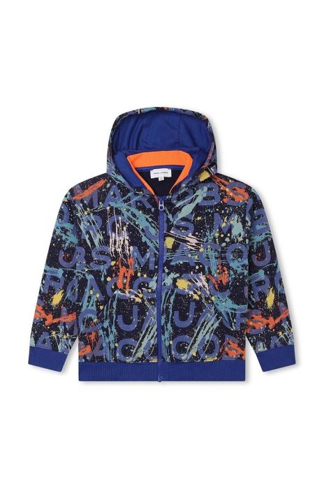 Дитяча кофта Marc Jacobs з капюшоном візерунок колір блакитний (3549965)