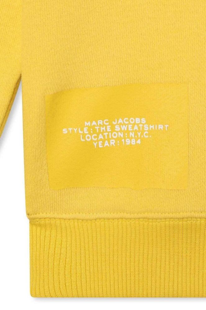 Дитяча кофта Marc Jacobs колір жовтий з принтом (3418622) фото 4