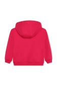 Дитяча кофта Marc Jacobs колір червоний з капюшоном з принтом (3453727)