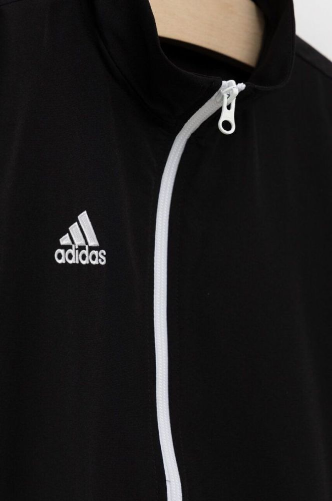 Дитяча кофта adidas Performance ENT22 PREJKTY колір чорний однотонна фото 3
