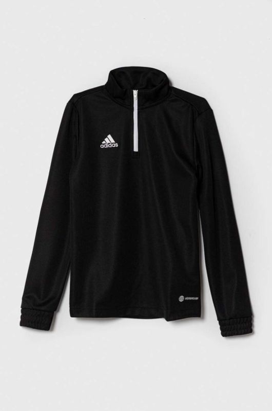 Дитяча кофта adidas Performance ENT22 TR TOPY колір чорний з принтом