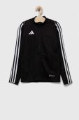 Дитяча кофта adidas Performance TIRO23L TR JKTY колір чорний візерунок Дитяча кофта adidas Performance TIRO23L TR JKTY колір чорний візерунок