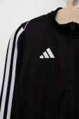 Дитяча кофта adidas Performance TIRO23L TR JKTY колір чорний візерунок Дитяча кофта adidas Performance TIRO23L TR JKTY колір чорний візерунок