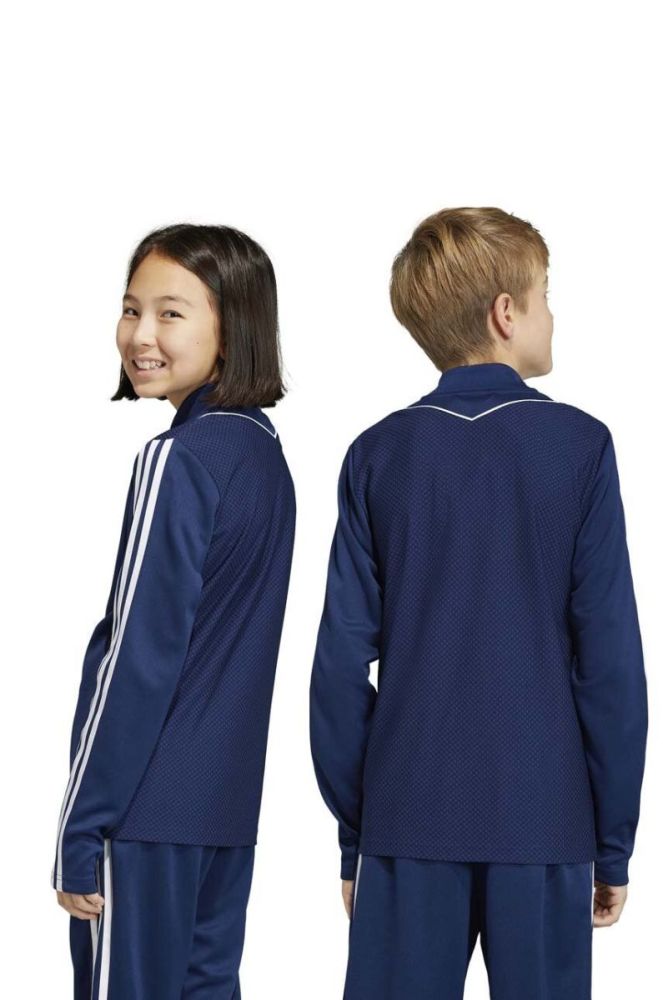Дитяча кофта adidas Performance TIRO23L TR JKTY колір синій візерунок фото 5