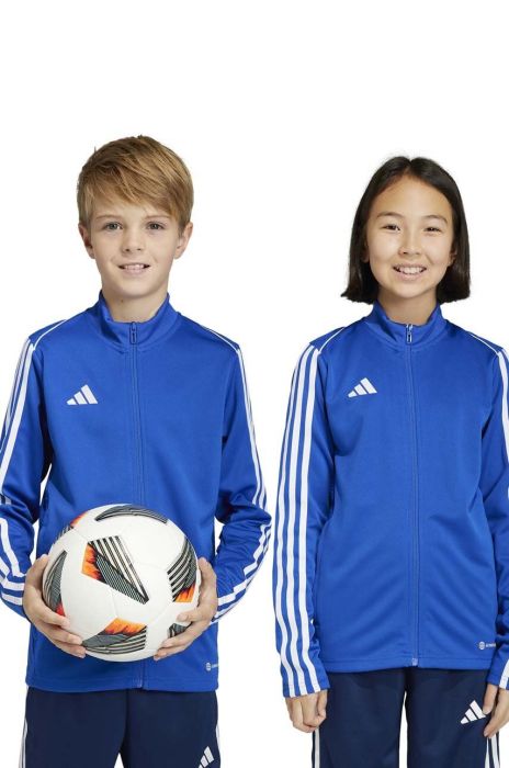 Дитяча кофта adidas Performance TIRO23L TR JKTY візерунок колір блакитний