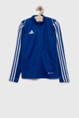 Дитяча кофта adidas Performance TIRO23L TR JKTY візерунок колір блакитний