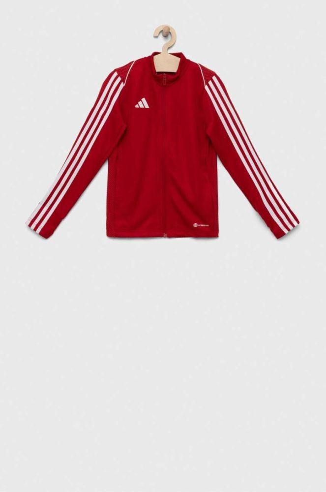 Дитяча кофта adidas Performance TIRO23L TR JKTY колір червоний з аплікацією фото 2