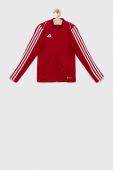 Дитяча кофта adidas Performance TIRO23L TR JKTY колір червоний з аплікацією Дитяча кофта adidas Performance TIRO23L TR JKTY колір червоний з аплікацією
