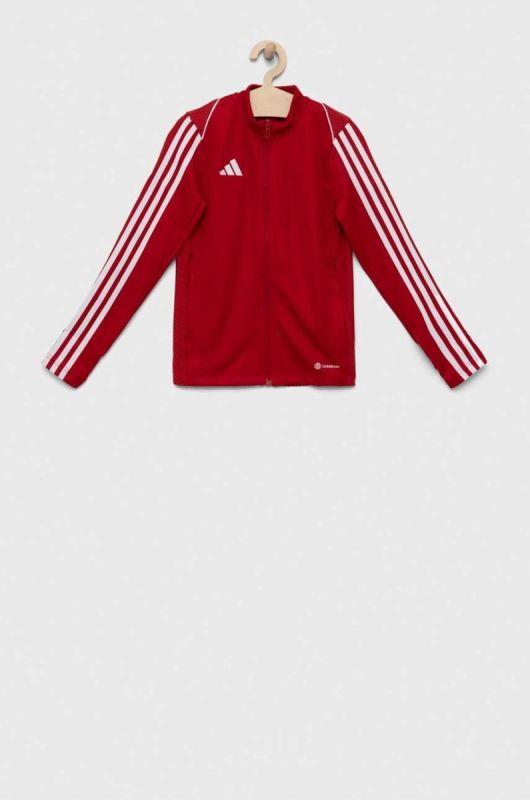 Дитяча кофта adidas Performance TIRO23L TR JKTY колір червоний з аплікацією фото 2