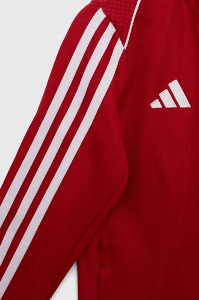 Дитяча кофта adidas Performance TIRO23L TR JKTY колір червоний з аплікацією фото 4