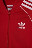 Дитяча кофта adidas Originals колір червоний з аплікацією