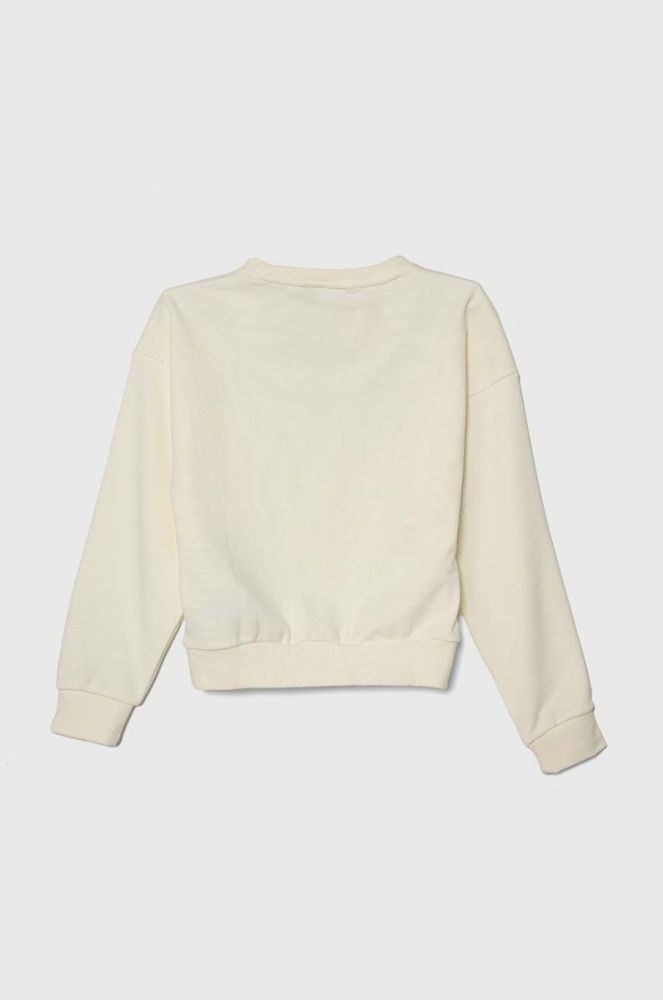 Дитяча кофта adidas Originals колір бежевий з принтом (3506559) фото 3