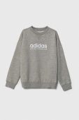 Дитяча кофта adidas колір сірий з принтом (3514917)
