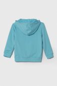 Дитяча кофта adidas з капюшоном з принтом колір блакитний (3514921)