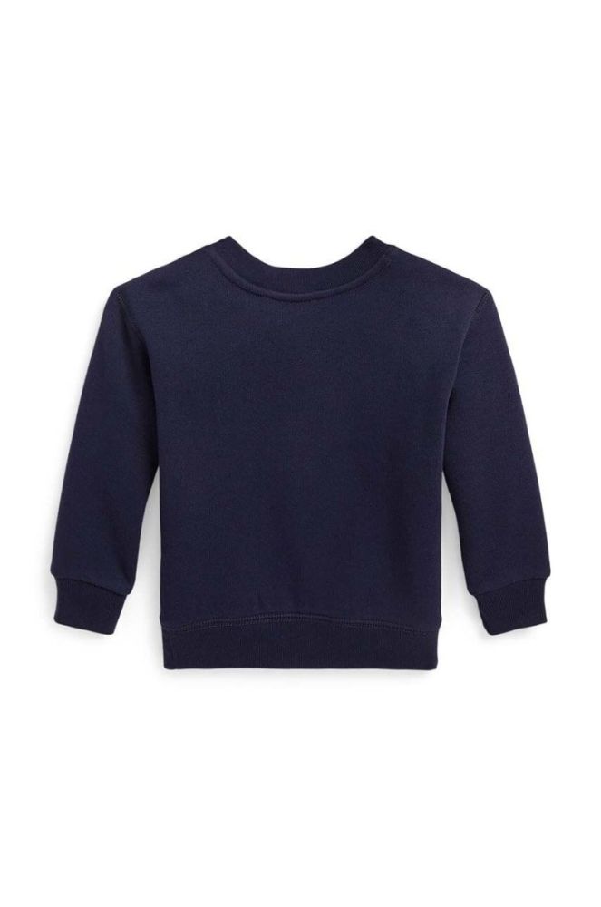 Кофта для немовлят Polo Ralph Lauren колір синій з принтом (3637878) фото 2