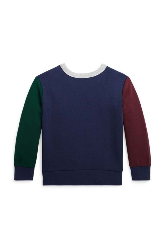 Дитяча кофта Polo Ralph Lauren колір синій з аплікацією (3441593) фото 2