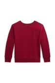 Дитяча кофта Polo Ralph Lauren колір червоний з принтом (3637900)