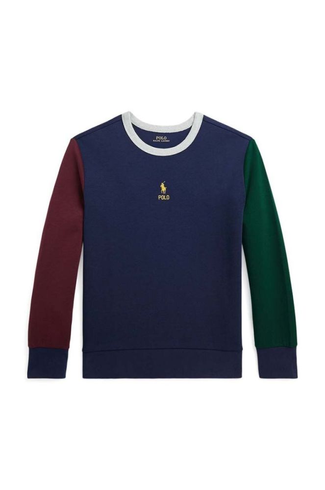 Дитяча кофта Polo Ralph Lauren колір синій однотонна (3441610) фото 2