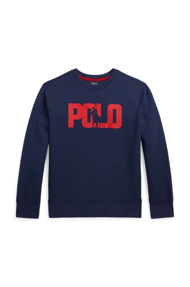 Дитяча кофта Polo Ralph Lauren колір синій з принтом (3441618) фото 2