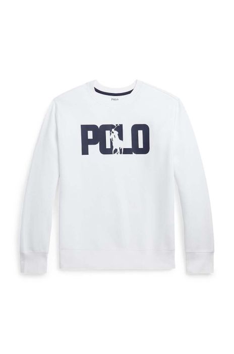 Дитяча кофта Polo Ralph Lauren колір білий з принтом (3441622)