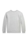 Дитяча кофта Polo Ralph Lauren колір сірий з принтом (3476837)