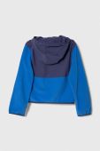 Дитяча кофта The North Face GLACIER F/Z HOODED JACKET з капюшоном однотонна колір блакитний Дитяча кофта The North Face GLACIER F/Z HOODED JACKET з капюшоном однотонна колір блакитний